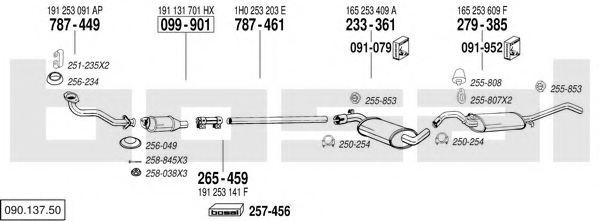 BOSAL 090.137.50 Exhaust System